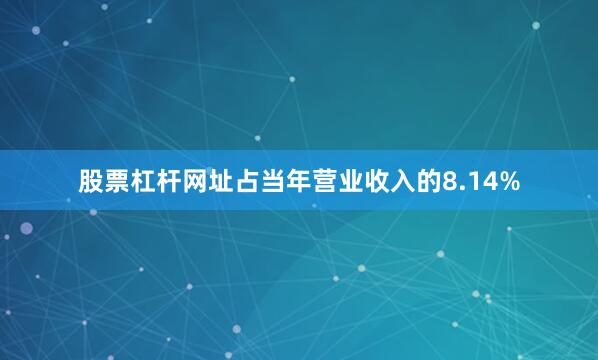 股票杠杆网址占当年营业收入的8.14%